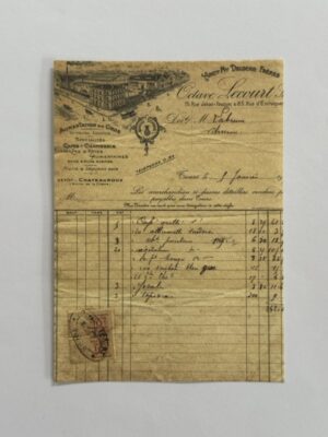 14cm x 10cm Paper - Octave Invoice