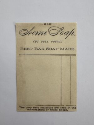14cm x 10cm Paper - Acne Soap