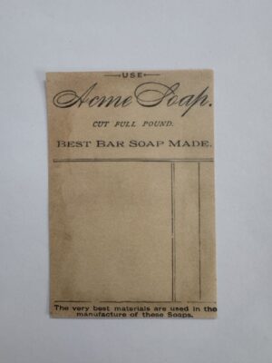 14cm x 10cm Paper - Acne Soap