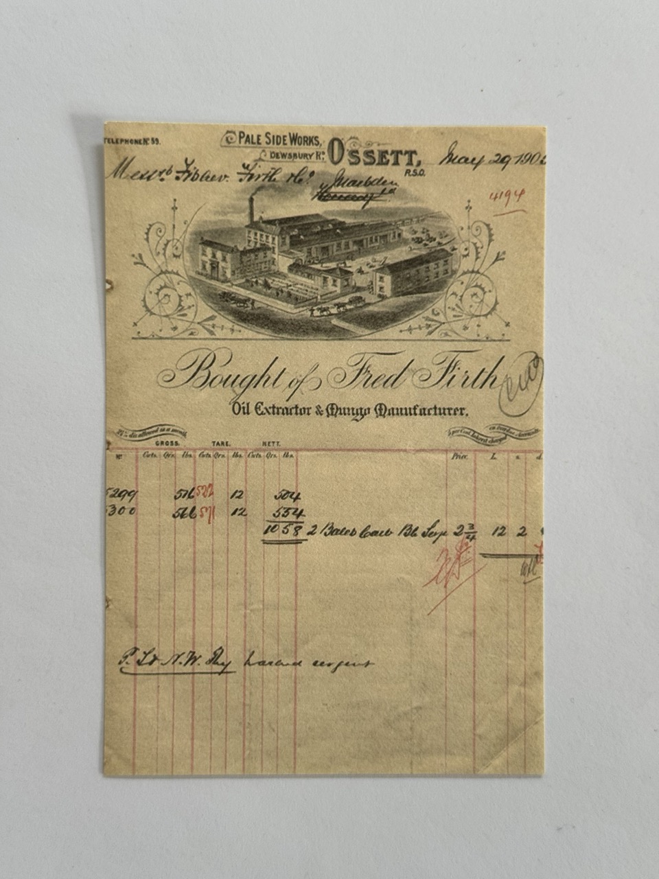 14cm x 10cm Paper - Ossett