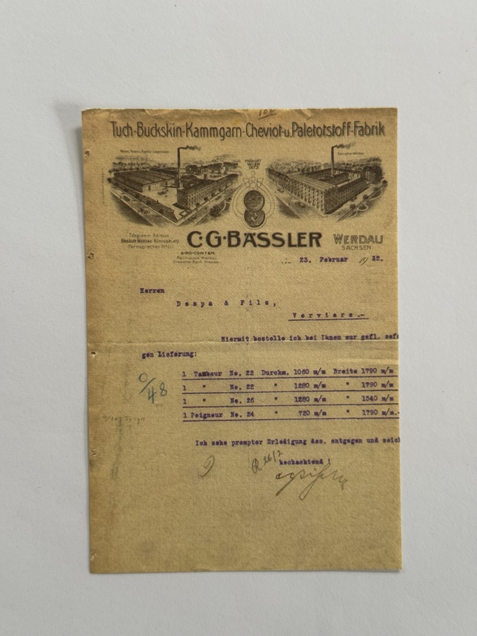 14cm x 10cm Paper - C G Bassler
