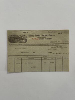 14cm x 10cm Paper - Illinois Sewing Machine