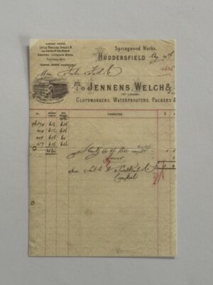 14cm x 10cm Paper - To Jennens Welch
