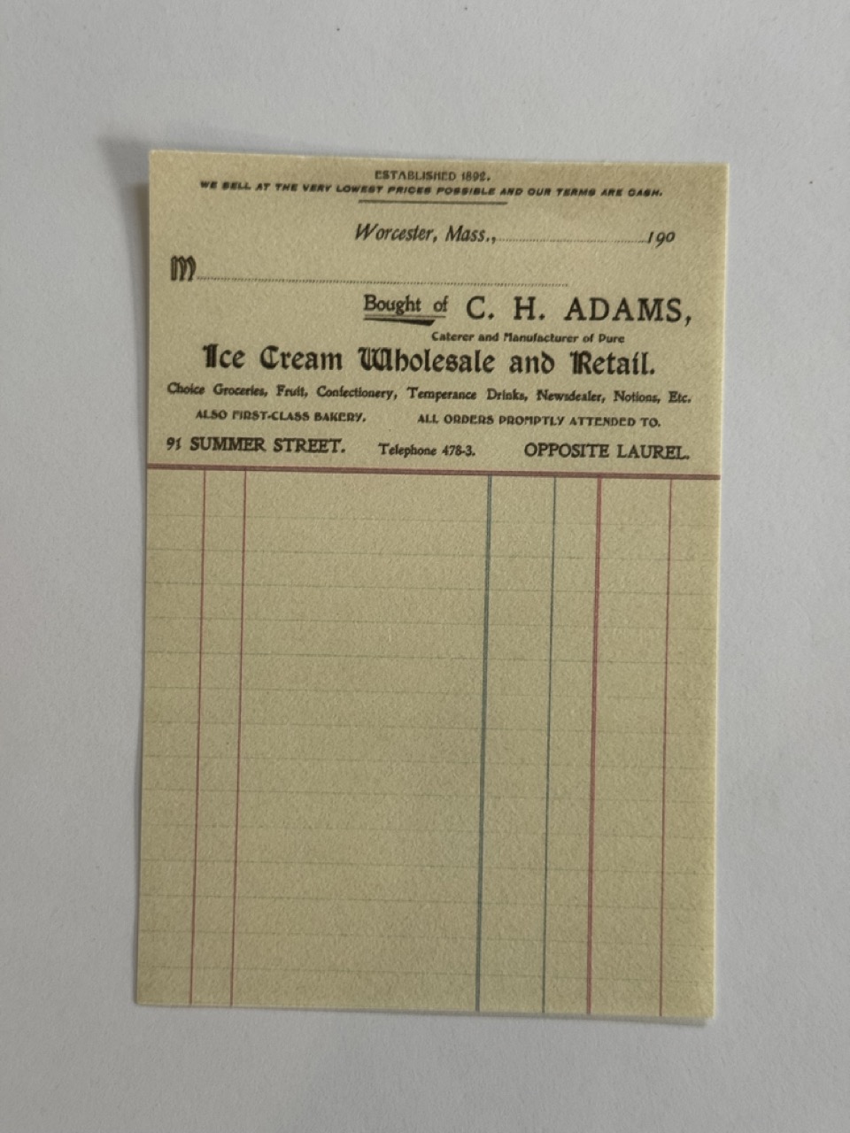 14cm x 10cm Paper - Ice Cream Wholesale