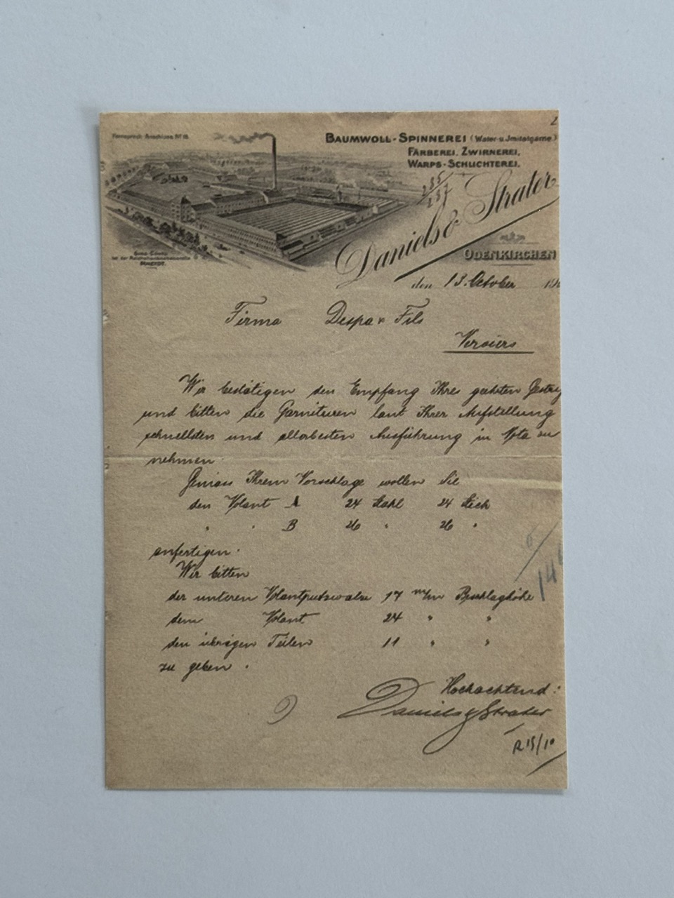 14cm x 10cm Paper - Daniels & Strater