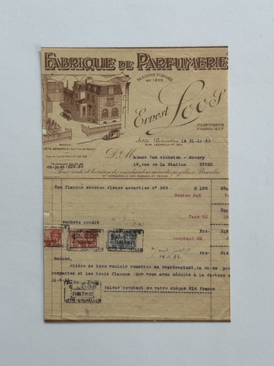 14cm x 10cm Paper - Fabrique De Parfumerie