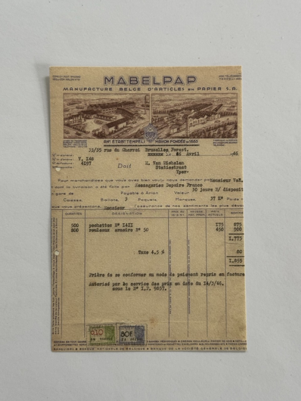14cm x 10cm Paper - Mabelpap