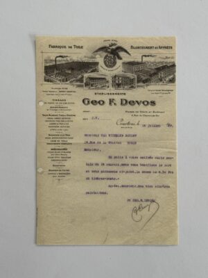 14cm x 10cm Paper - Geo F Devos
