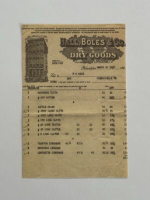 14cm x 10cm Paper - Hall, Boles & Co