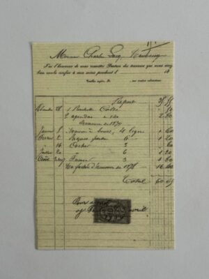 14cm x 10cm Paper - Invoice