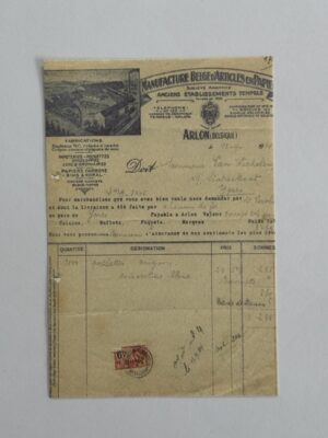 14cm x 10cm Paper - Manufacture Belge