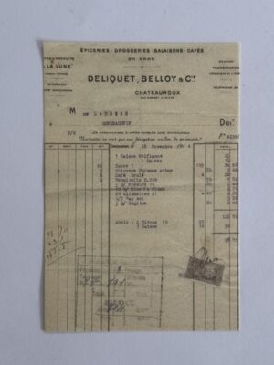 14cm x 10cm Paper - Deliquet Belloy