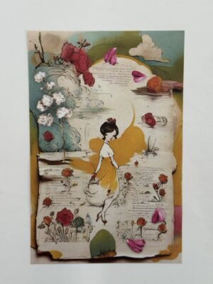 21cm x 14cm Paper - Woman