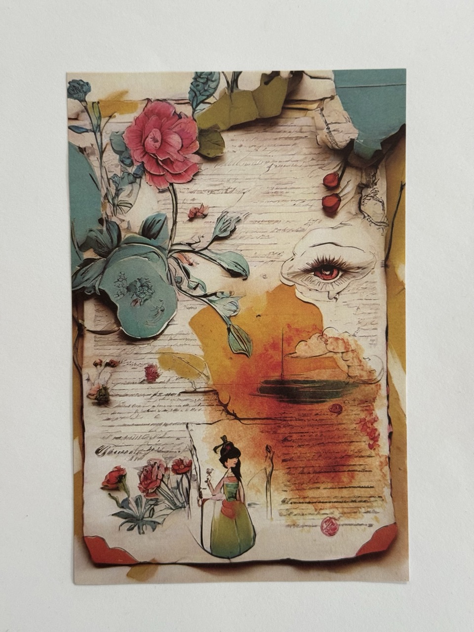 21cm x 14cm Paper - Eye