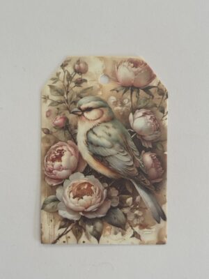 7.5cm x 5cm - Song Bird Swing Tag