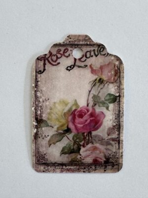 7cm x 4.5cm - Vintage Rose leave