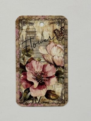 7cm x 4.5cm - Flowers