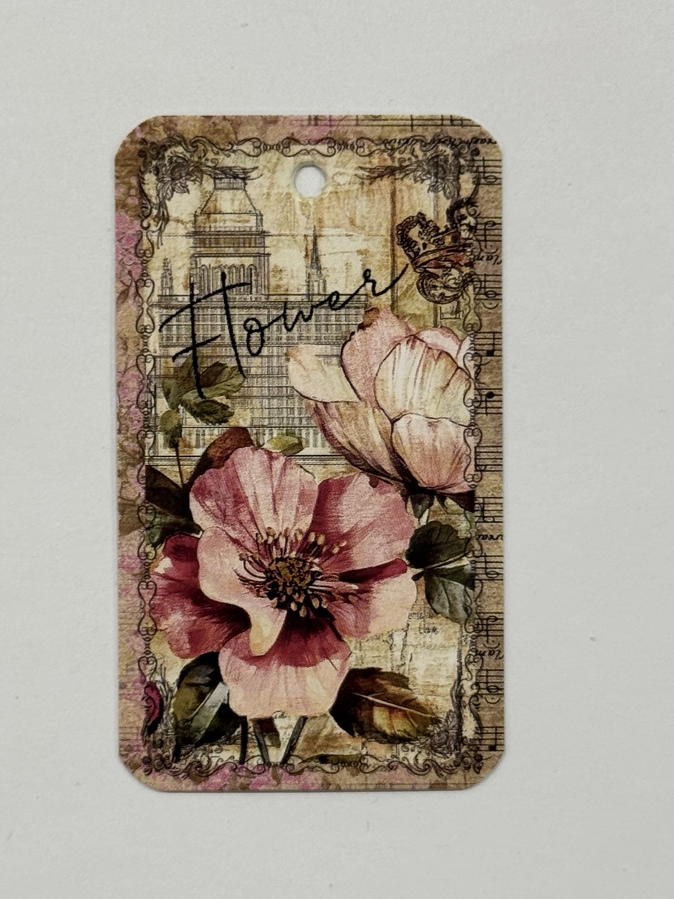 7cm x 4.5cm - Flowers