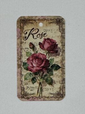 7cm x 4.5cm - Rose