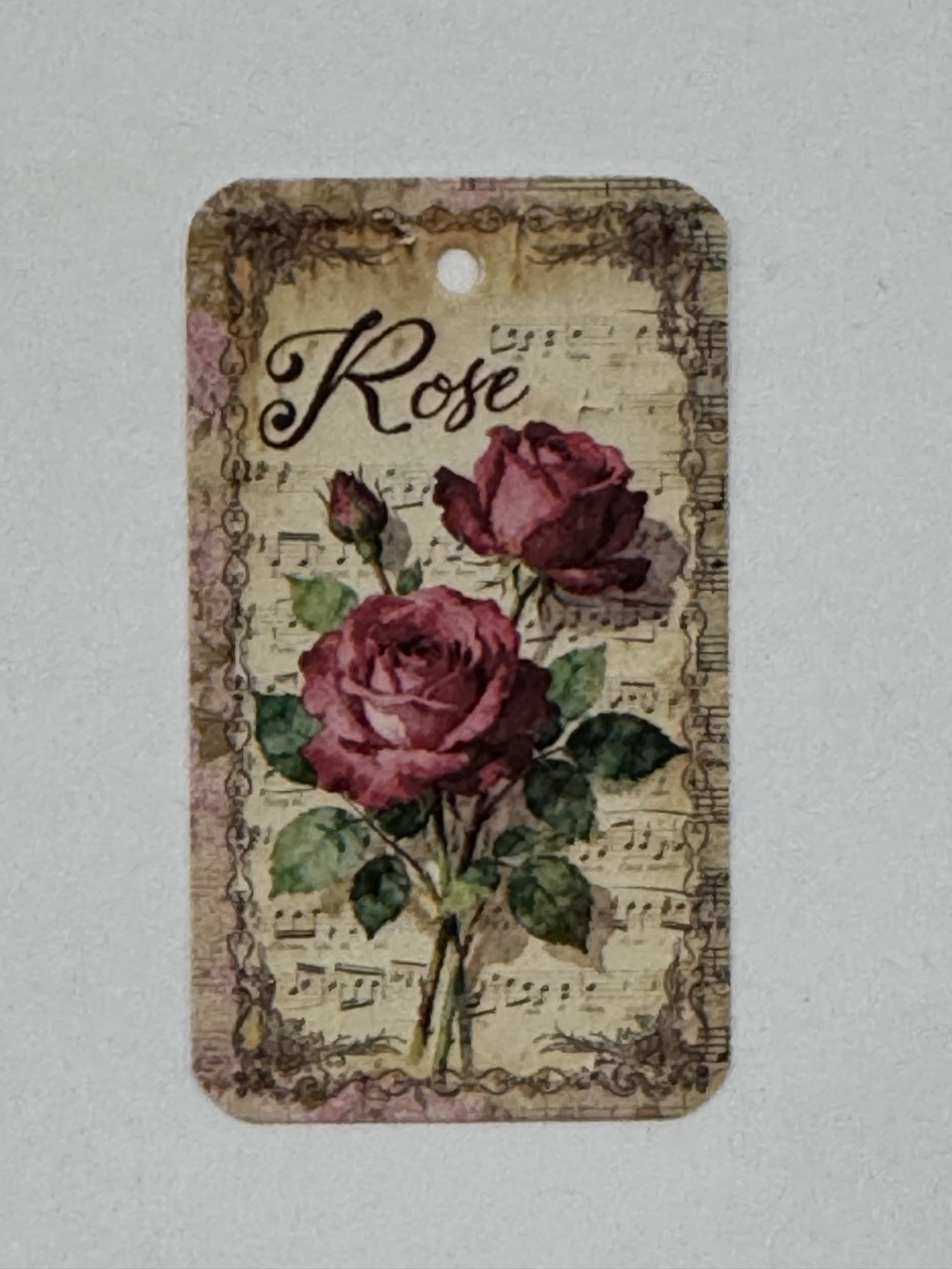 7cm x 4.5cm - Rose