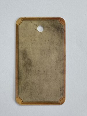 7cm x 4cm - Vintage Tag