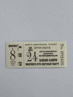 7cm x 3cm - Ticket - 24