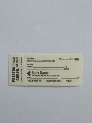 7cm x 3cm - Ticket - Preston Corpn