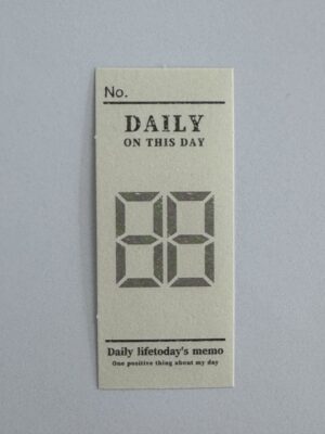 7cm x 3cm - Ticket - Daily