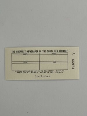 8cm x 3.5cm - Ticket - 65974