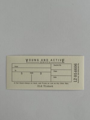 8cm x 3.5cm - Ticket - 054606