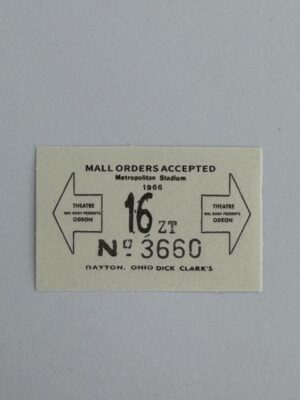 5cm x 3cm - Ticket - Mall Orders Accepted