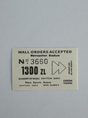 5cm x 3cm - Ticket - 1300