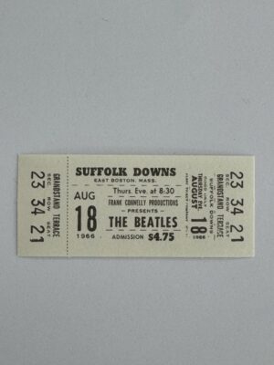 7cm x 3cm - Ticket - Suffolk Downs