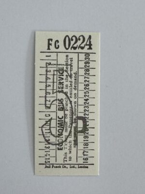 7cm x 3cm - Ticket - 0224