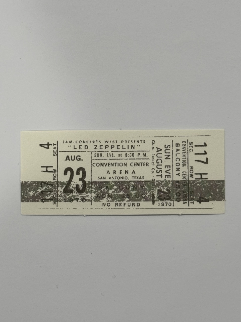 8cm x 3cm - Ticket - 23