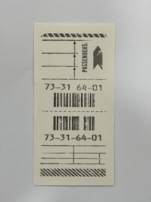 10cm x 4.5cm - Ticket - 73316401