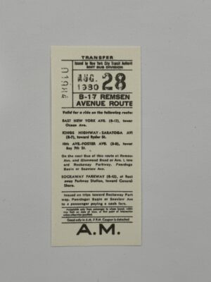 10cm x 4.5cm - Ticket - 28