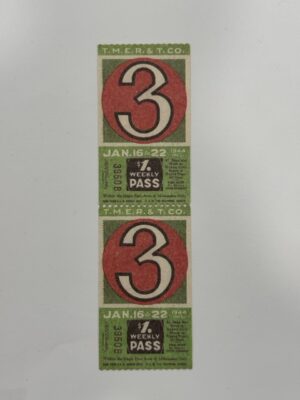13.5cm x 3.75cm - Ticket 3