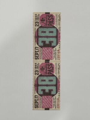 13.5cm x 3.75cm - Ticket 38