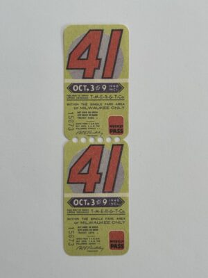 13.5cm x 3.75cm - Ticket 41
