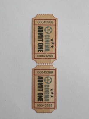 13.5cm x 3cm - Ticket Cinema