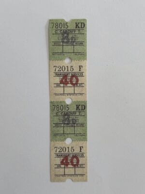 13.5cm x 3cm - Ticket 40