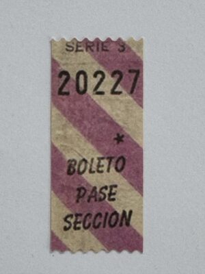 7cm x 3cm - Ticket 20227