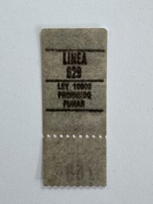 7cm x 3cm - Ticket 629