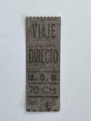 8cm x 3cm - Ticket Viale