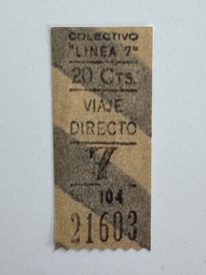 7cm x 3cm - Ticket 21603