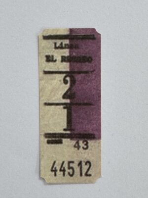 7cm x 3cm - Ticket 44512