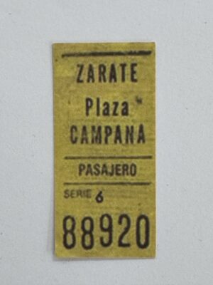 6.5cm x 3cm - Ticket 88920