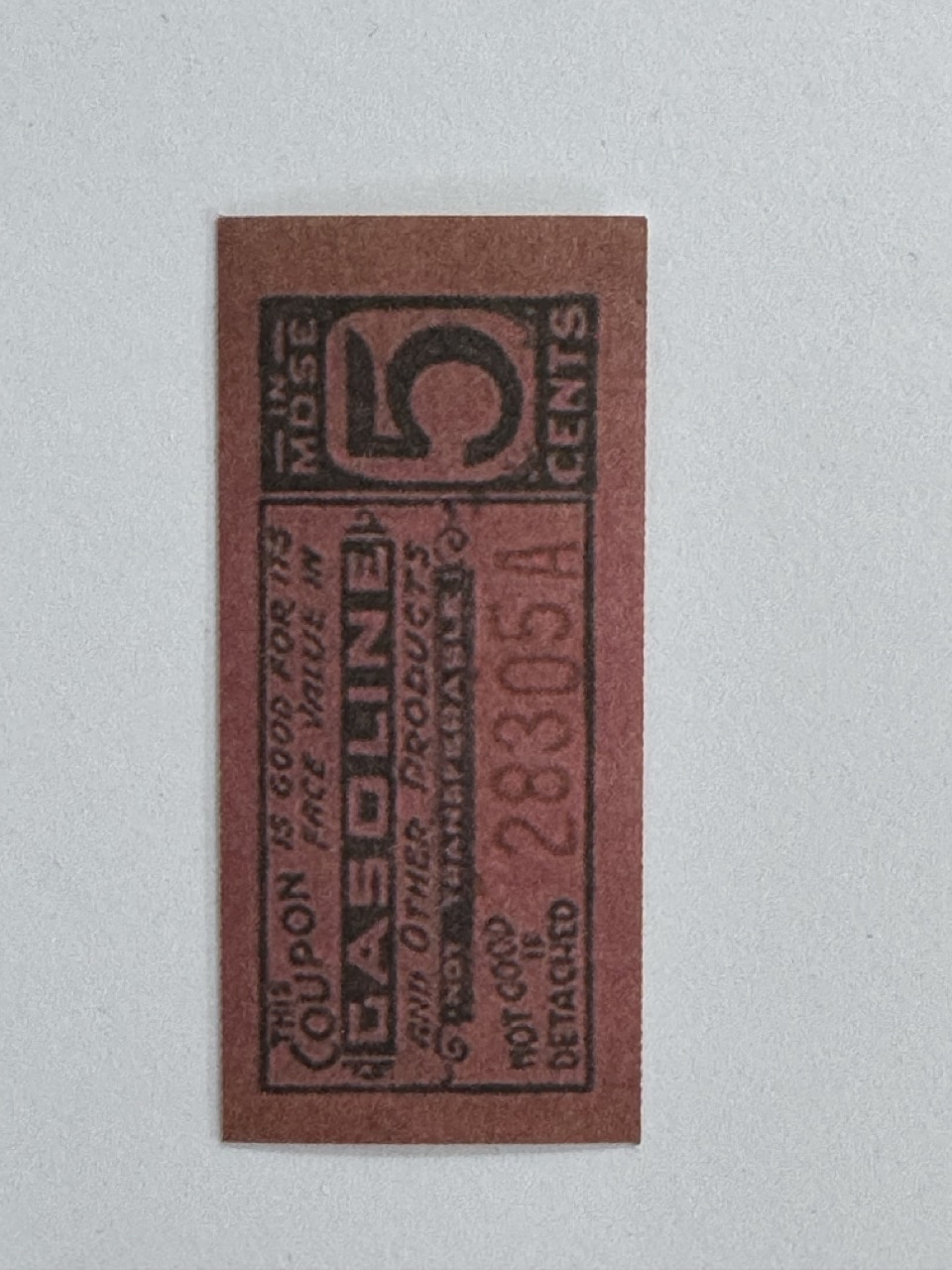 6.5cm x 3cm - Ticket 5