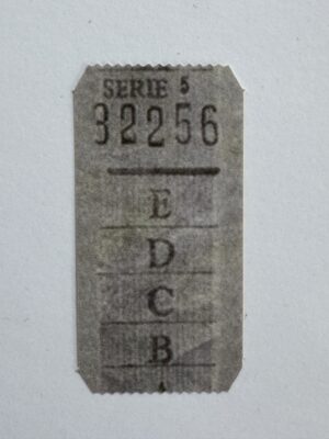 6cm x 3cm - Ticket 32256